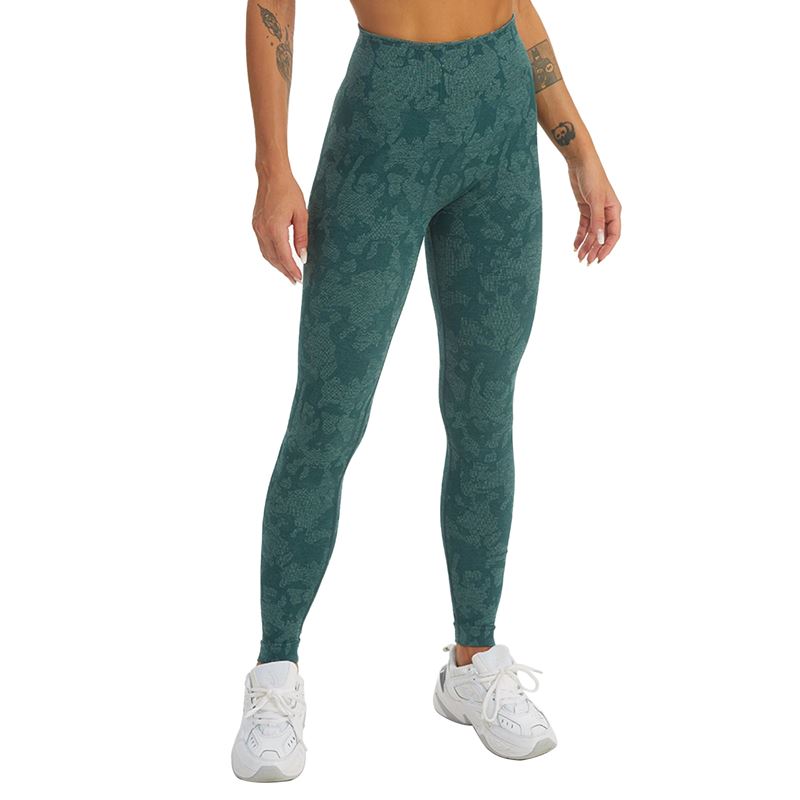 WTWM Camo Scrunch Seamless Tights