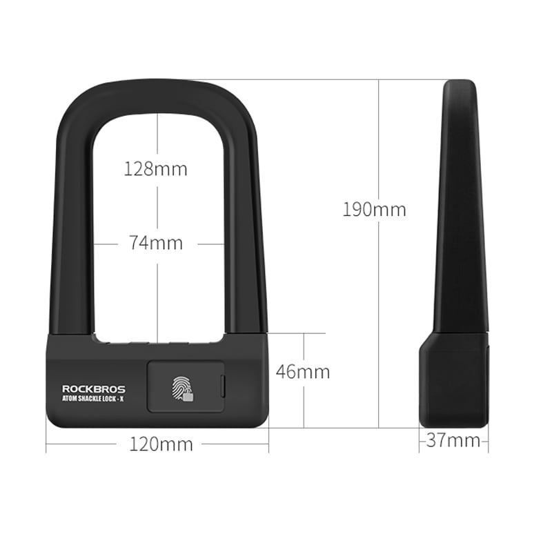 ROCKBROS Finger-ID Bøylelås